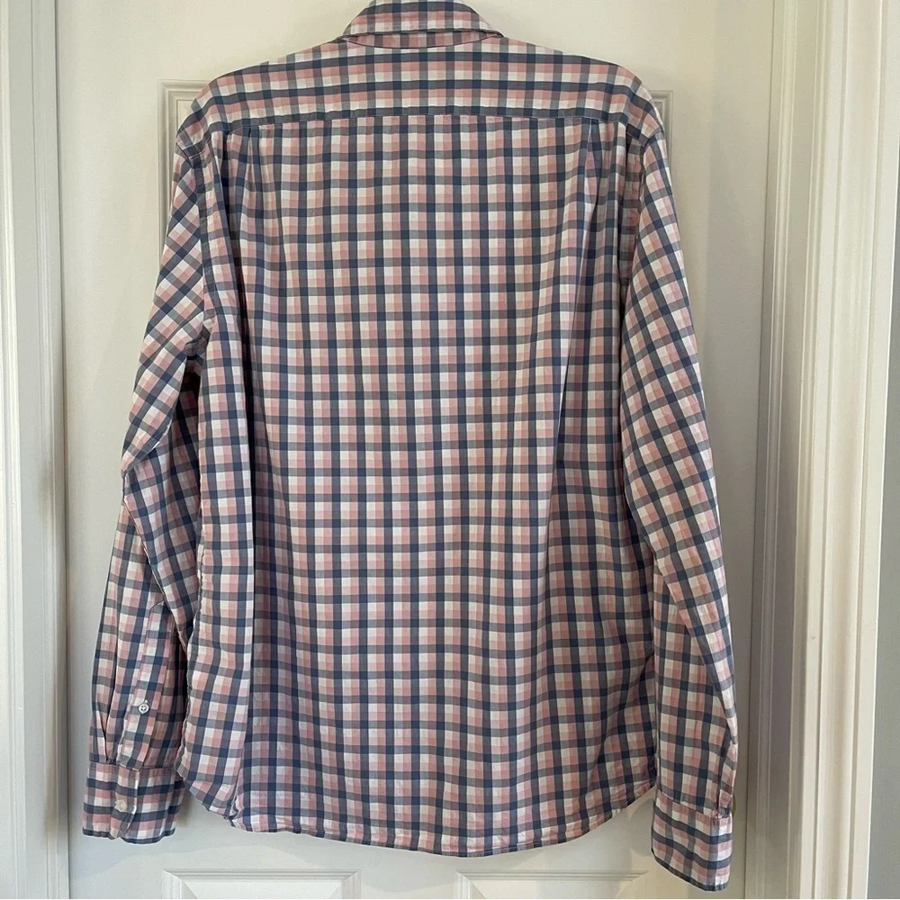 J. Crew Flex Washed Slim Fit Button Down Long Sleeve Shirt Size Large